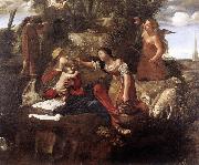 CAROSELLI, Angelo Rest on the Flight into Egypt dfg oil painting artist